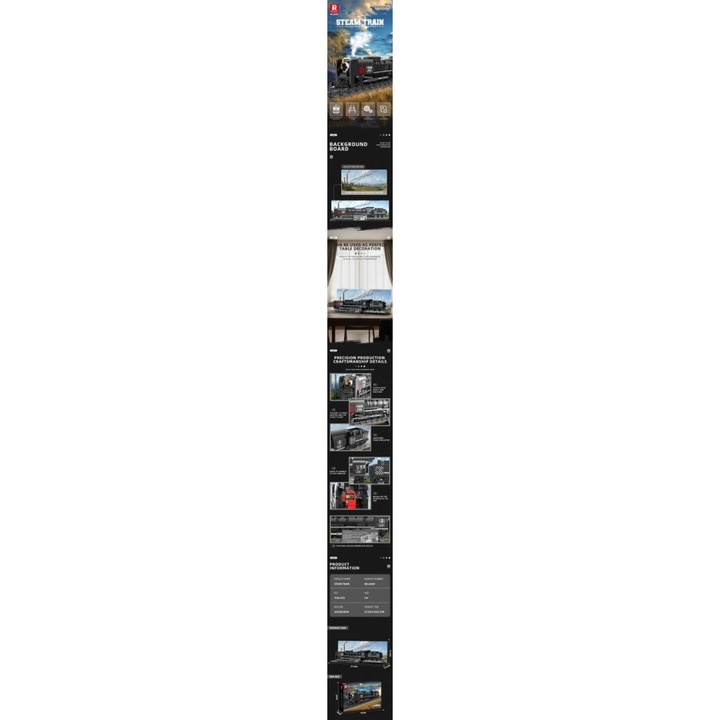 Set de constructie Ramiz, locomotiva retro, 1546 piese