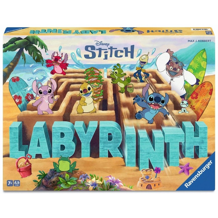 Настолна игра Ravensburger Labyrinth Stitch, 2-4 играчи, 7 години+, многоцветна