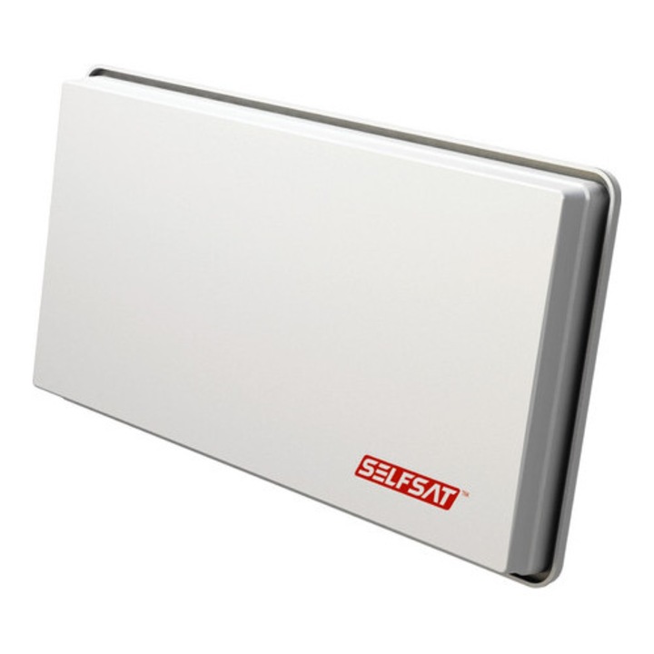 Antena satelitara plata SELFSAT H30D, 33,7 dBi, 517x277x58mm, LNB Quad