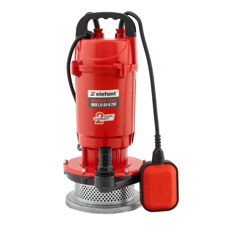 Pompa drenaj ZEP ELF 750W cu flotor, debit 133L/min, 24m refulare, 15m adancime, 2860rpm, fonta