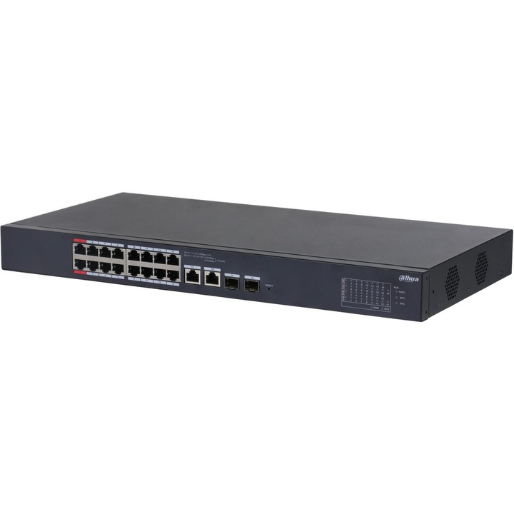 Switch fara management DAHUA CS4218-16ET-135, PoE, desktop