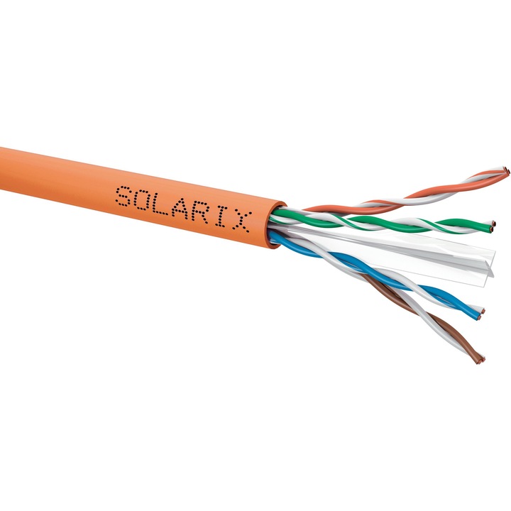 Solarix CAT.6 U/UTP LSOHFR B2ca kábelek, 500m