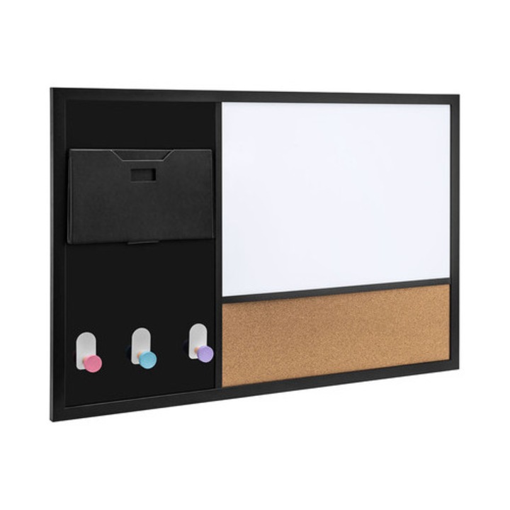 Tabla de perete tripartita Combo SPB201 90x60 SPACETRONIK, 90x60cm