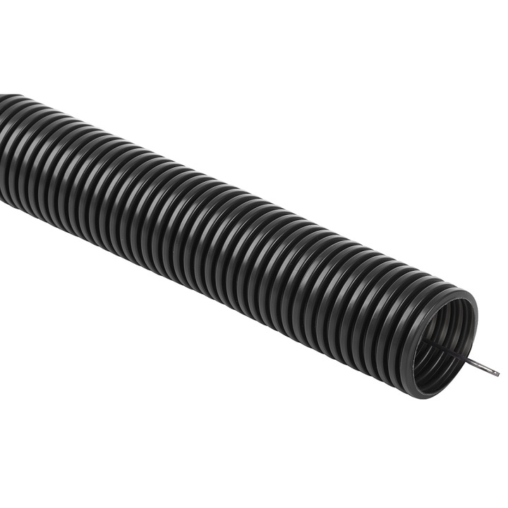 Гъвкава инсталационна тръба, STASINSKI, PVC, 320N, 50mm, 25m