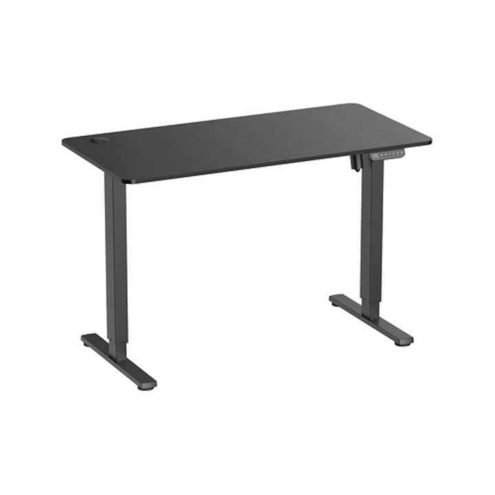Birou electric Spacetronik Moris, 120x60cm, inaltime reglabila 720-1140mm, capacitate 70kg, negru
