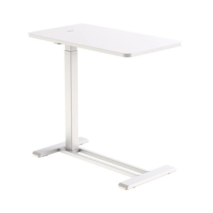 Masa de lucru Spacetronik Buddy 07, alb, 700x400mm, inaltime reglabila 660-1060mm, maxim 7kg