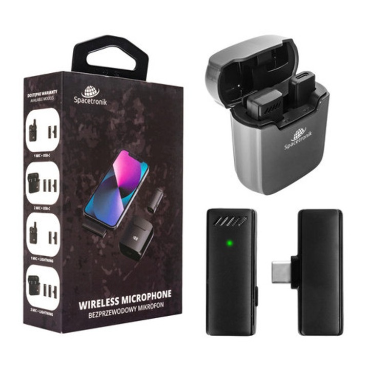Безжичен микрофон SPACETRONIK USB-C