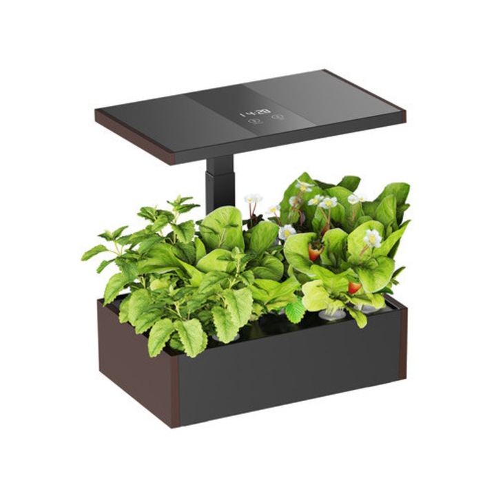 Ghiveci electric Spacetronik SPGC20, LED, automatizare udare, 406x260x359mm, 10l
