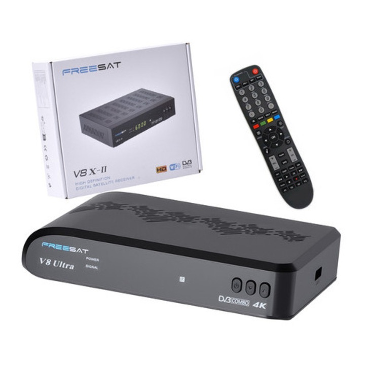 Tuner TV GTMedia Freesat V8 ULTRA 4K COMBO FUNCAM