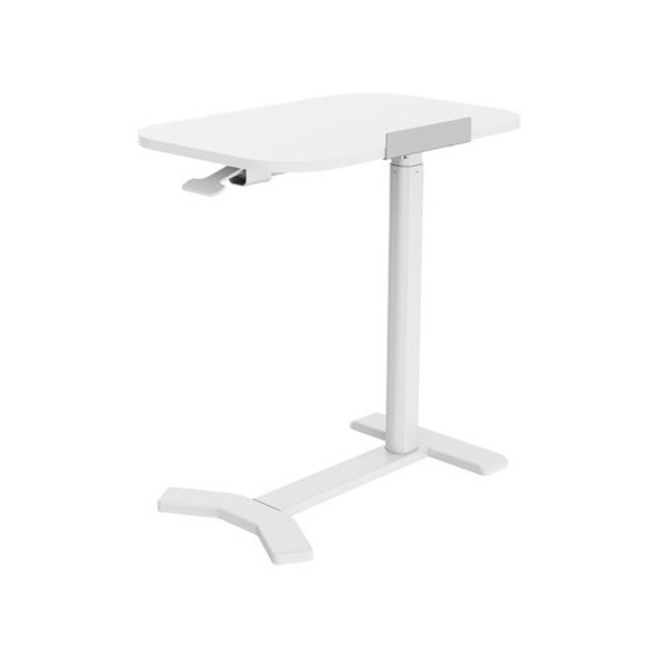 Masa reglabila Spacetronik SPR-BUDDY-18, alb, 60x40cm, inaltime 65-105cm, capacitate 7kg