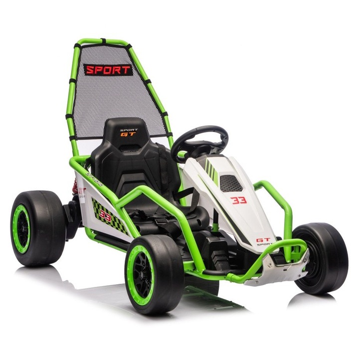 Gokart Ramiz TORNADO, drift funkció, zöld