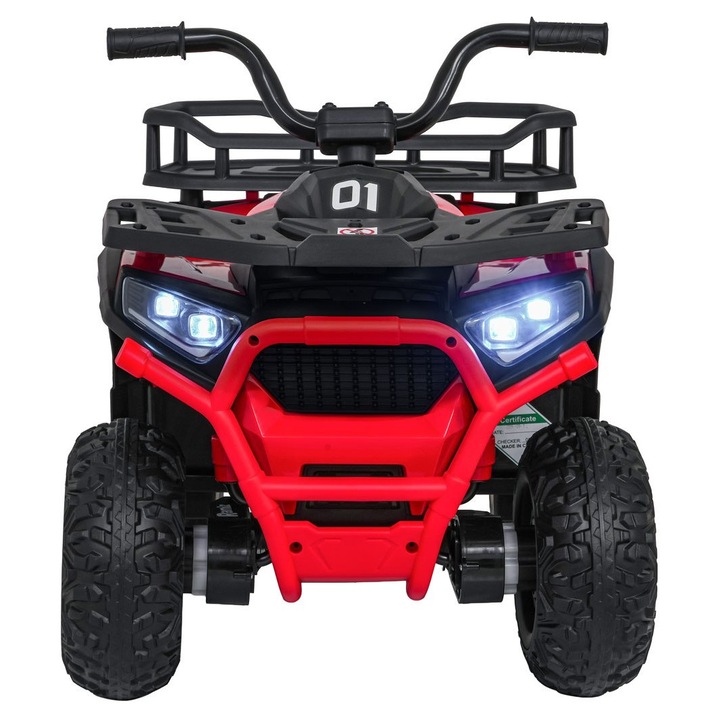 ATV Quad Ramiz Robust 01, 4x35W, 3 скорости, EVA колела 22x10см, червен, 89x50x56см