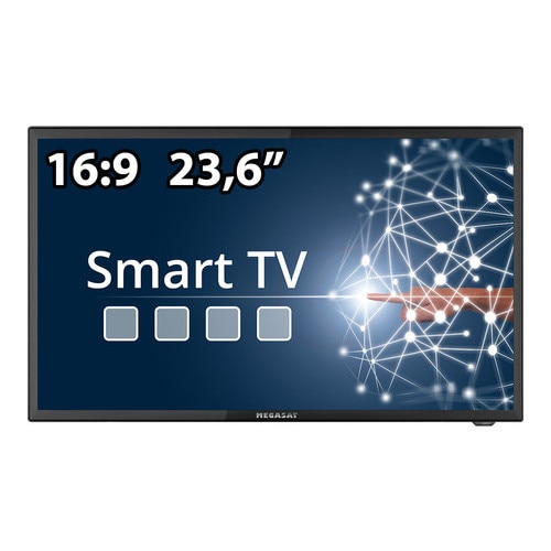 Televizor camping Royal Line IV SMART, Android TV, 24 inch, Bluetooth, Wi-Fi, set complet