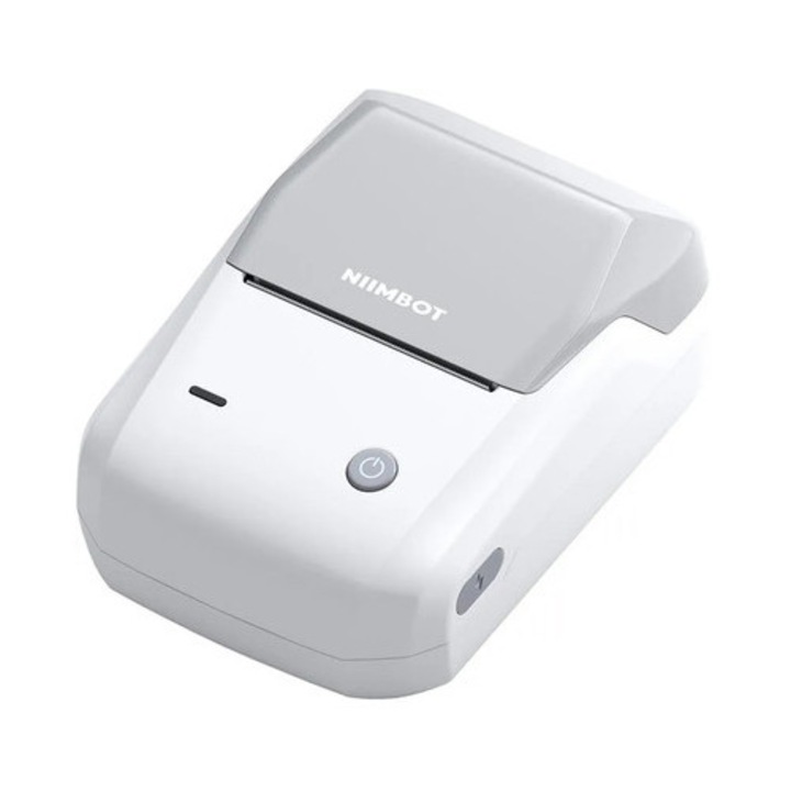 Термопринтер Niimbot B31, бял, 20-75мм, Bluetooth/USB, 132x118x69мм