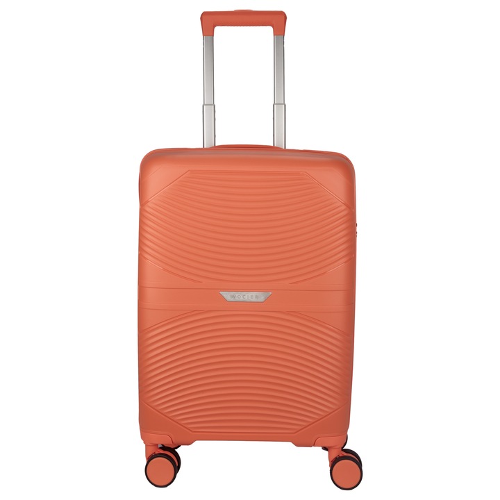 Troler de cabina vocier model y1 range portocaliu 55cm spinner tsa, Vocier