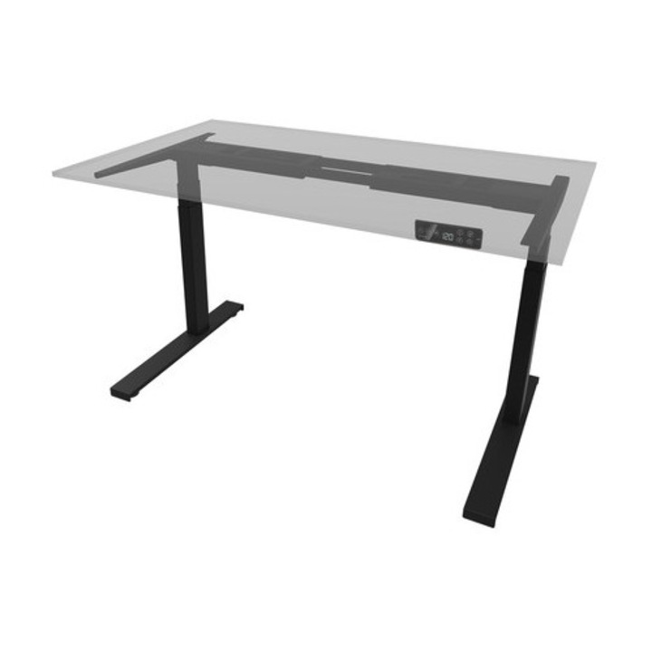 Електрическа рамка за бюро Spacetronik SPE-253B, 60-125 см, капацитет 140 кг, черна