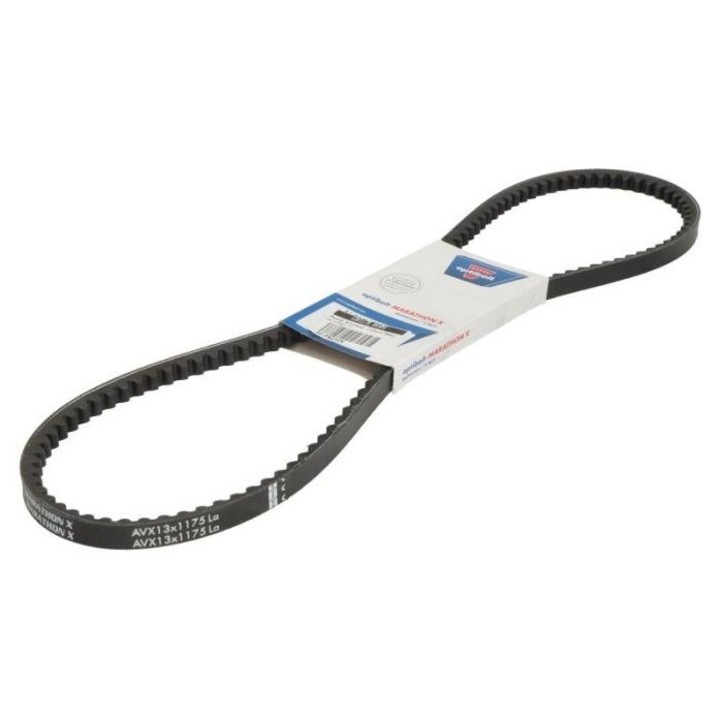 Curea distributie Optibelt 13x1175 mm, cod 1987947662, pentru tractoare Fiat, Landini, New Holland