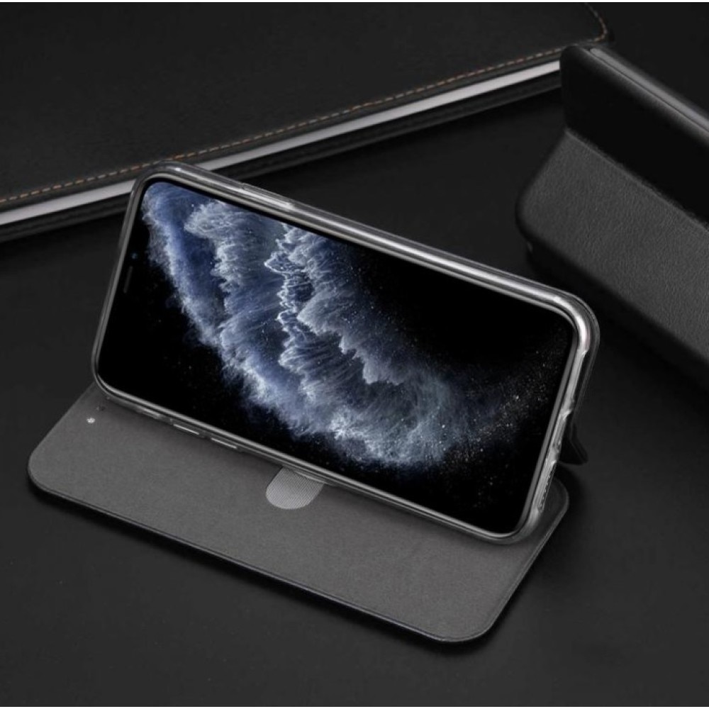 Husa Flip cover magnetic compatibila cu Samsung Galaxy A06, Negru