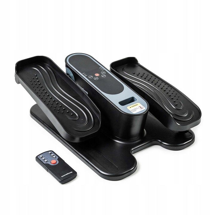 Mini eliptic trainer electric cu telecomanda Velora, compact, pentru antrenament cardio, 60x40x20cm