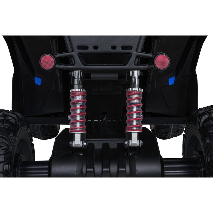 Vehicul Quad Fast Wheel, Ramiz, 4x35W, 12V, 3 viteze, galben, 104x69x71cm