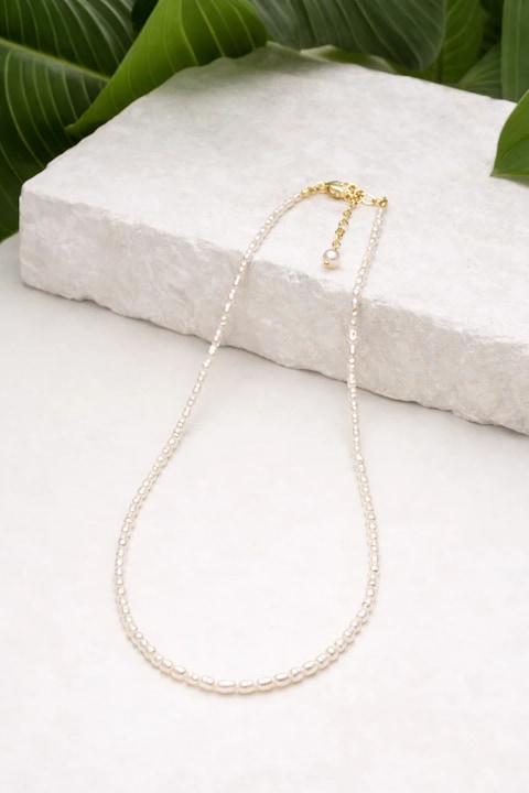 Colier perle naturale de cultura White Ritual Essence