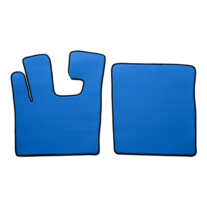 Camion Set covorase podea (sofer + pasager), F-CORE, pentru DAF XF 105 01.06-12.13, Albastru