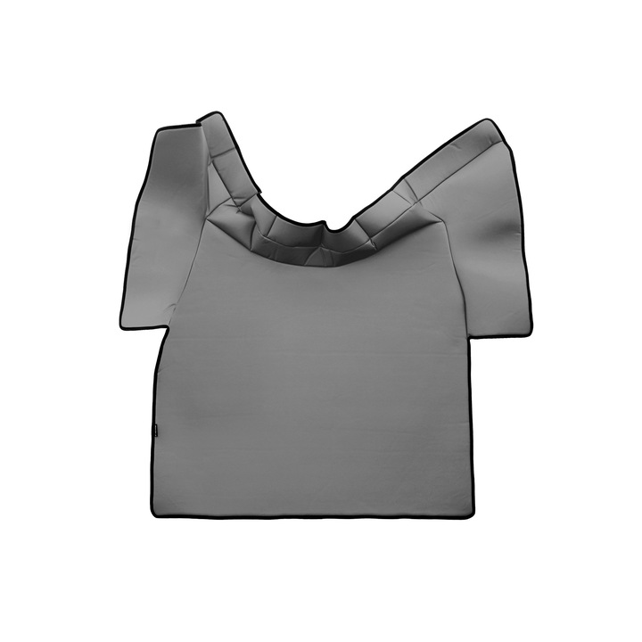 Covoras central tunel, F-CORE, ECO-PIELE S, Gri, pentru camioane Volvo FH 2 01.02-12.08, FH 3 01.09-12.12