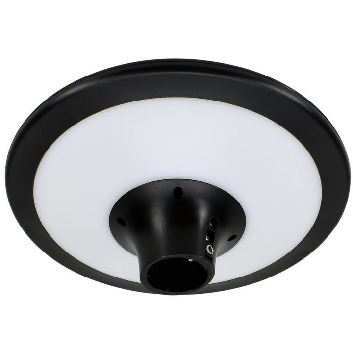 Lampa solara LED, Bemko Solum 20W 2200LM 3000-4000K IP65, neagra, montaj pe stalp 50-60mm
