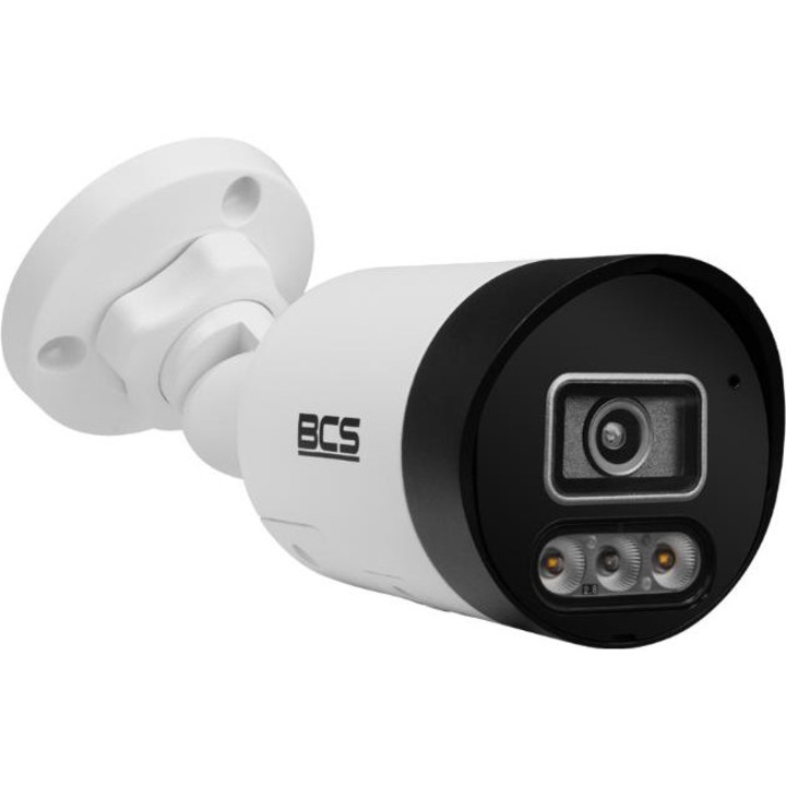 Camera IP BCS-P-TIP14FSR3L3-Ai1, rezolutie 4 Mpx, obiectiv 2.8 mm, alb, 192x75x74 mm
