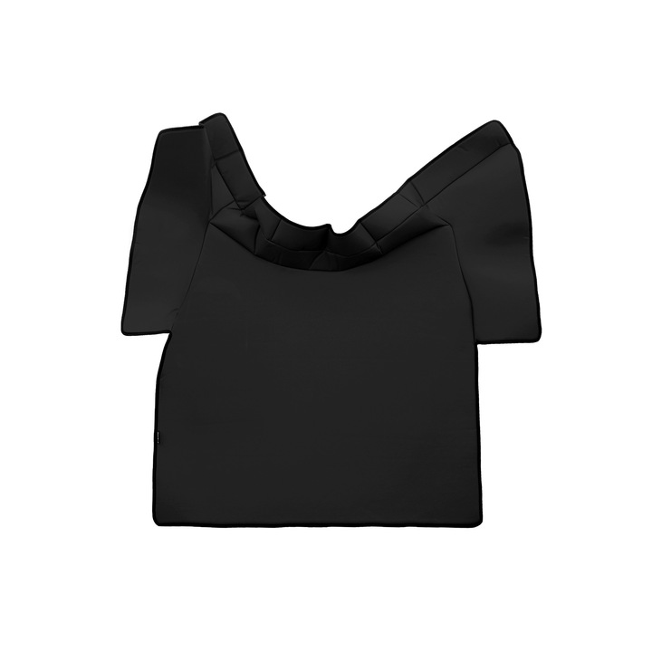 Covoraș central pentru tunel, F-CORE, ECO-PIELE S, negru, 900m, 8mm