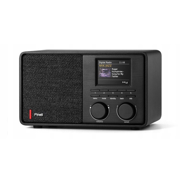 Radio Pinell SUPERSOUND 201W, DAB+/FM, Bluetooth, alb, compact