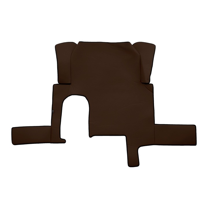 Covoraș central pentru tunel, F-CORE, ECO-PIELE S, automat, 1 sertar, maro