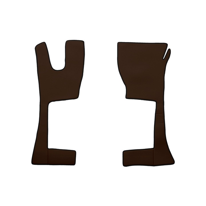 Camion Set covorase podea (sofer + pasager), F-CORE, pentru MERCEDES ACTROS MP 4 01.11-12.18, Cabina 230cm, Maro