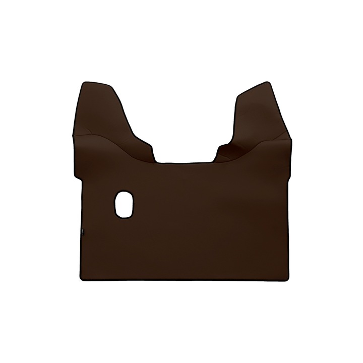 Covoraș central pentru tunel, F-CORE, ECO-PIELE S, piele ecologică, manual, maro