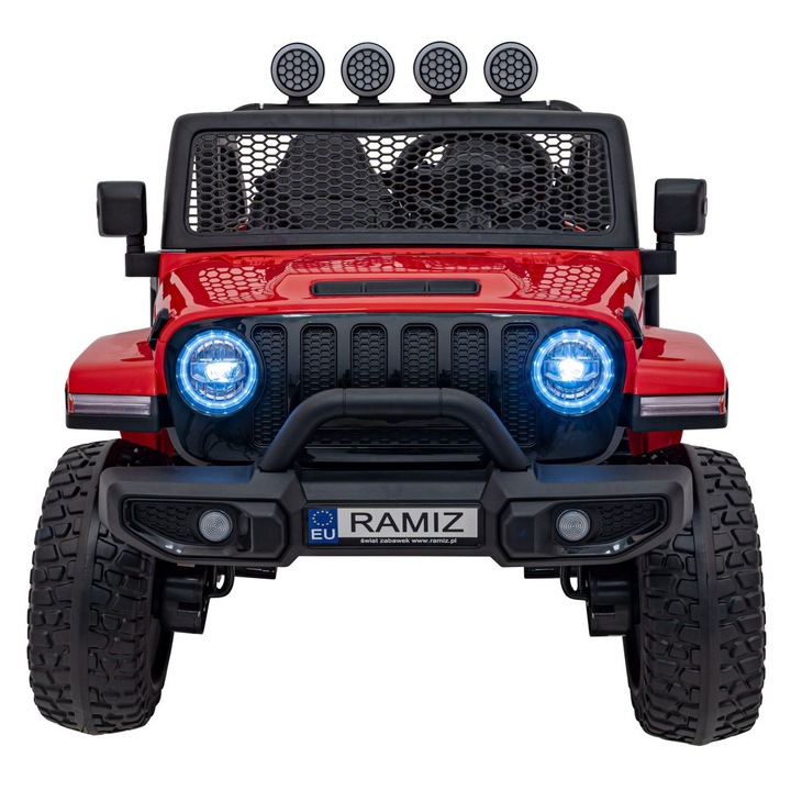 Количка, OFF-ROAD 3.0, Ramiz, червена, 2 места, 132x76x72см