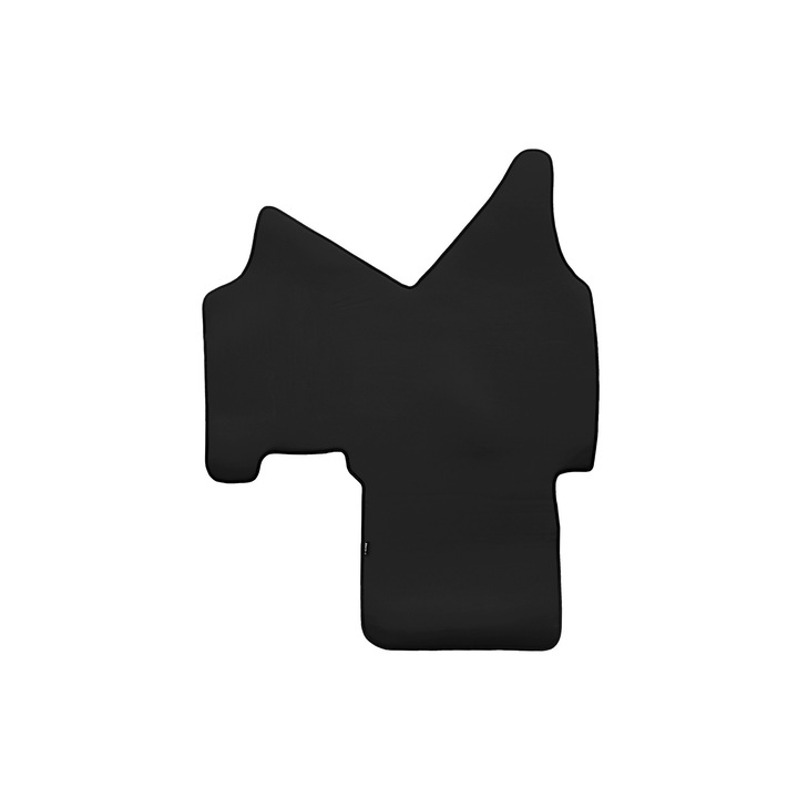 Covoraș central pentru tunel, F-CORE, ECO-PIELE S, piele ecologică, negru, 01.2002-12.2012