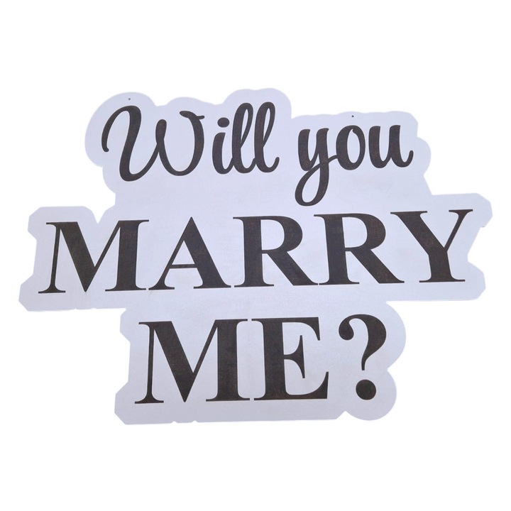 Placuta "Will you marry me"