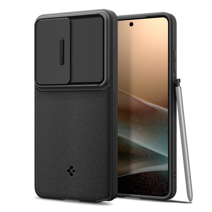 Калъф за Samsung Galaxy S26 Ultra - Spigen Optik Armor - Black