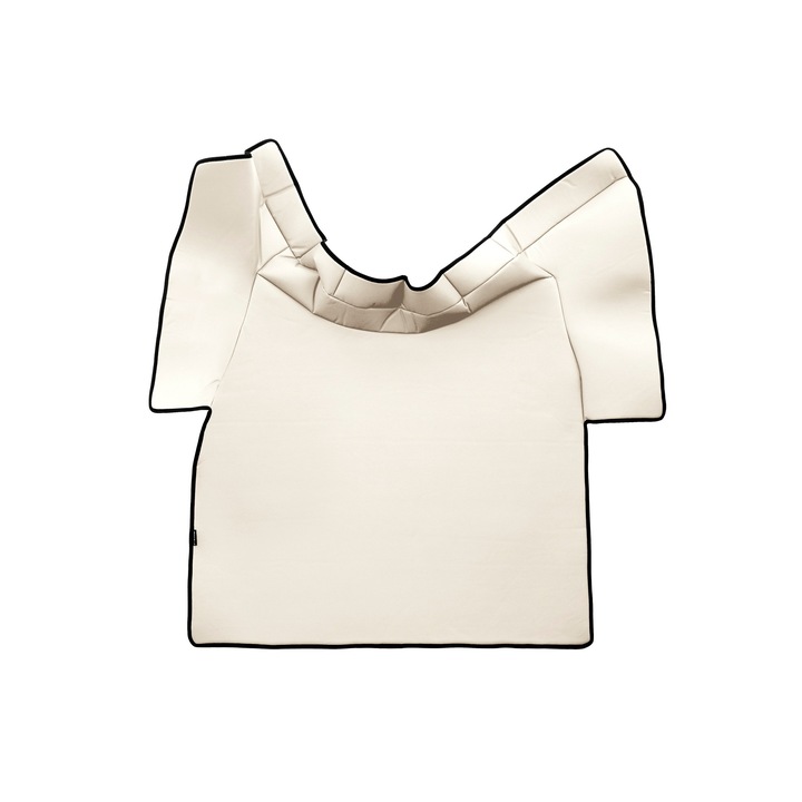 Covoraș central pentru tunel, F-CORE, ECO-PIELE S, piele ecologică, culoare sampanie, pentru camioane Volvo FH 2 și FH 3