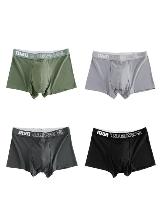 Omelivon boxer szett, többszínű, Zöld/Fekete/Világosszürke