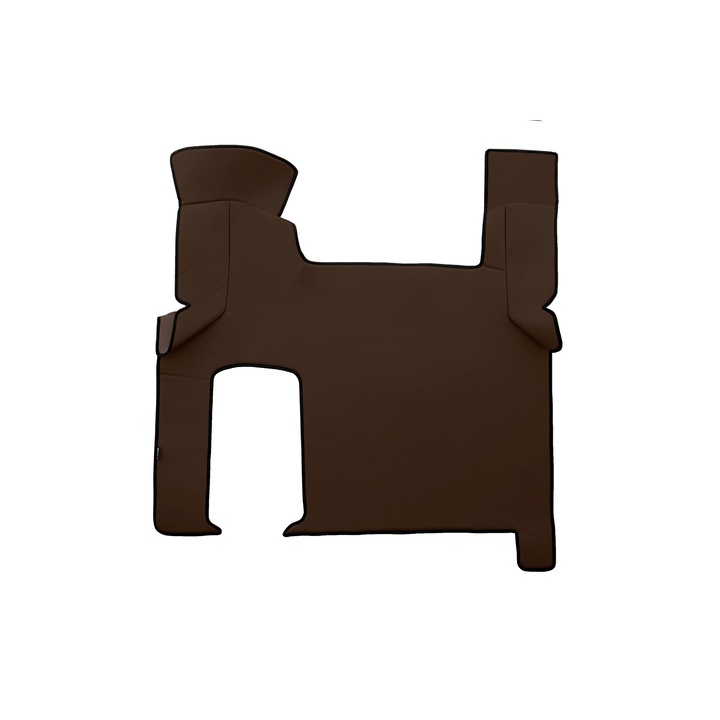 Covoraș central pentru tunel, F-CORE, ECO-PIELE S, 2 sertare, maro, 900x150cm