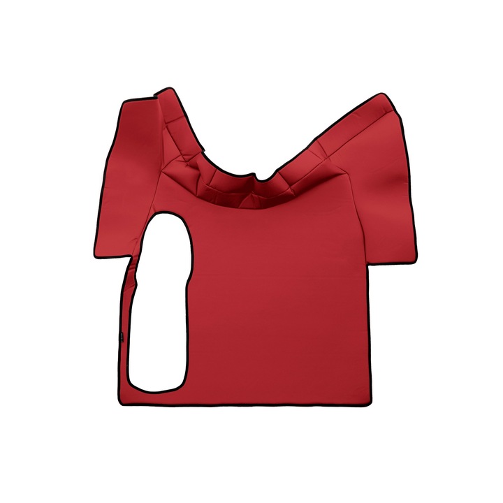 Covoras central pentru tunel, F-CORE, ECO-PIELE S, rosu, 900m