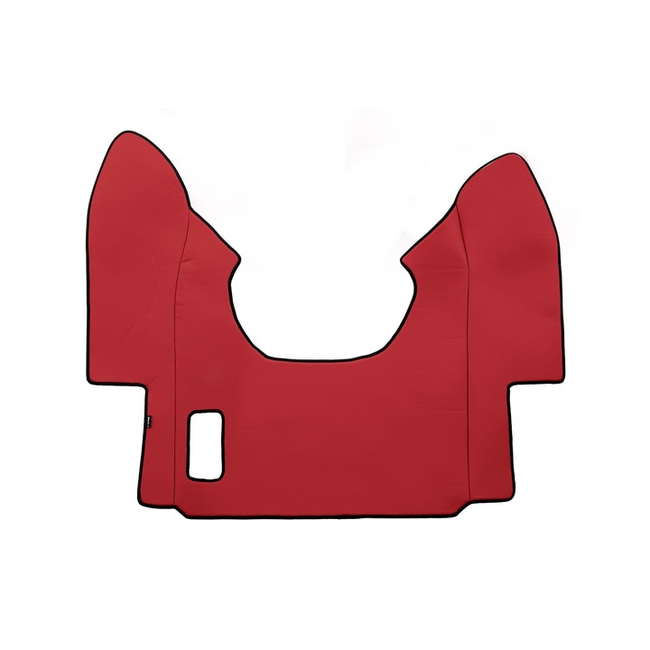 Covoras central pentru tunel, F-CORE, ECO-PIELE S, piele ecologică, automat, rosu