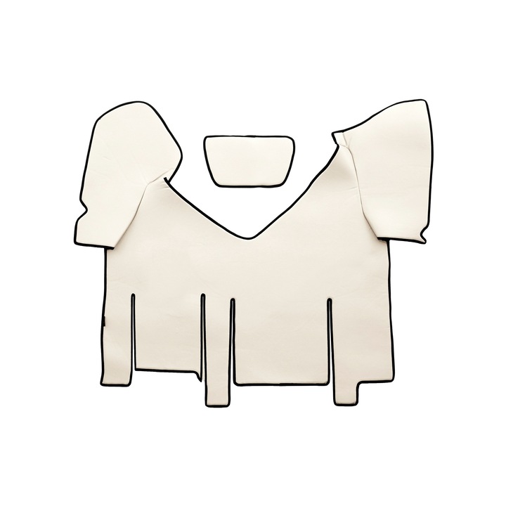 Covor central pentru tunel F-CORE, ECO-PIELE S, cu frigider, culoare sampanie, 30x45cm