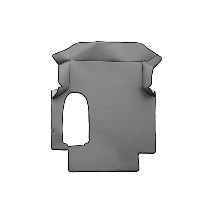 Covoraș central pentru tunel, F-CORE, ECO-PIELE S, Gri, 250cm