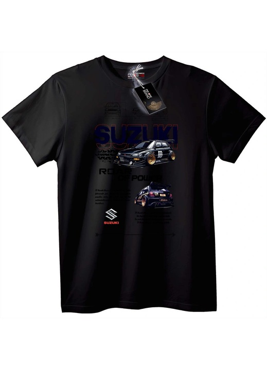 Tricou pentru entuziaștii Suzuki, Negru