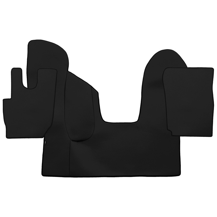 Covoraș auto F-CORE, acoperire completă, negre, Eco-piele, set pentru DAF CF 01.13-12.20, automat