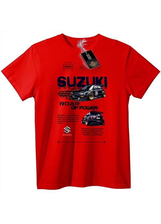 Tricou pentru entuziaștii Suzuki, Rosu