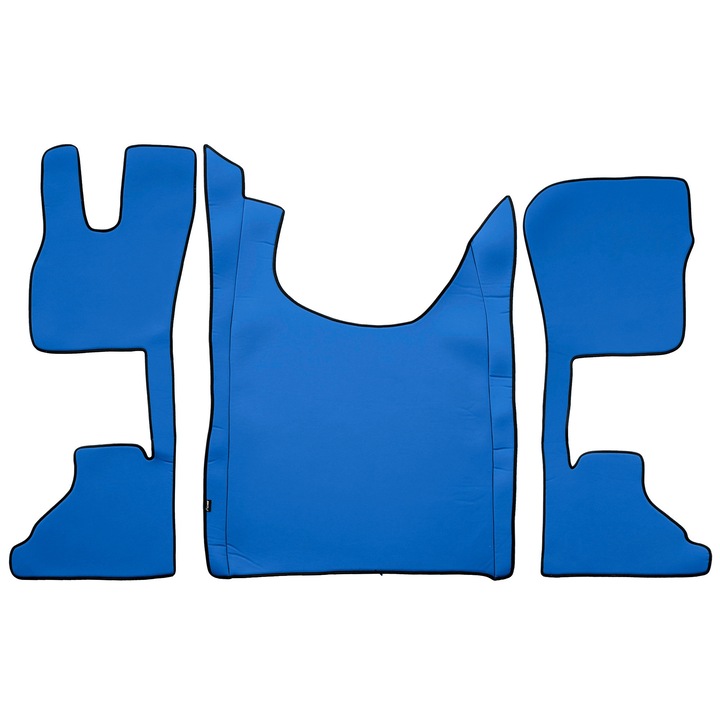 Covorașe Acoperire Completa F-CORE, Albastru, Piele Ecologică, pentru DAF XG+, 10.21-