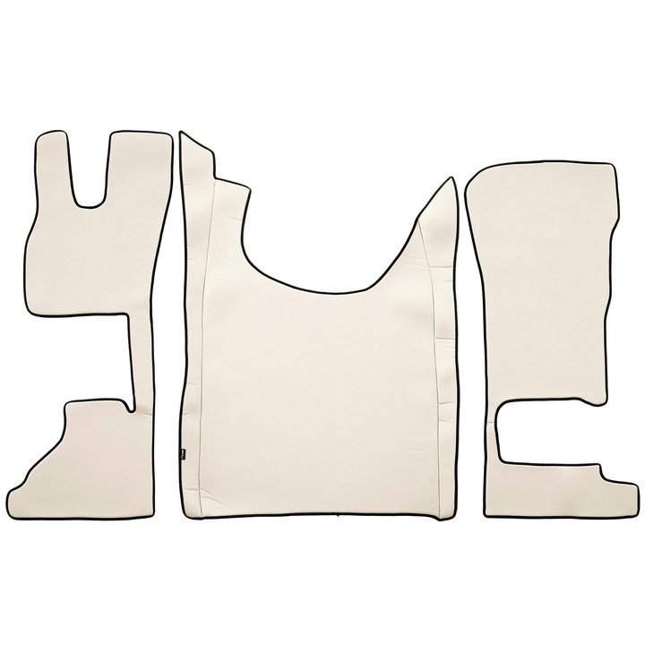 Covorase Acoperire Completa F-CORE, ECO-PIELE S, SAMPANIE, pentru DAF XG+ XG, Pasager fixat, Pasager pliabil